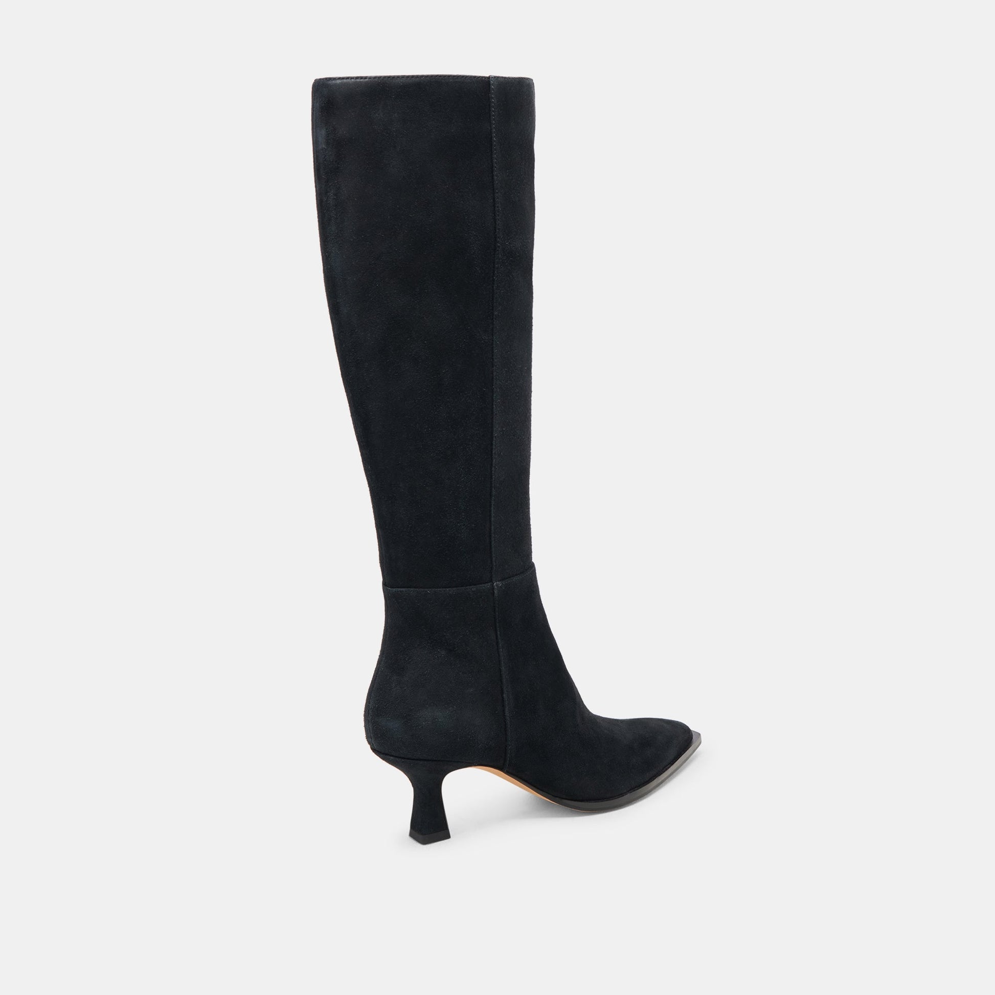 AUGGIE WIDE CALF BOOTS ONYX SUEDE Dolce Vita
