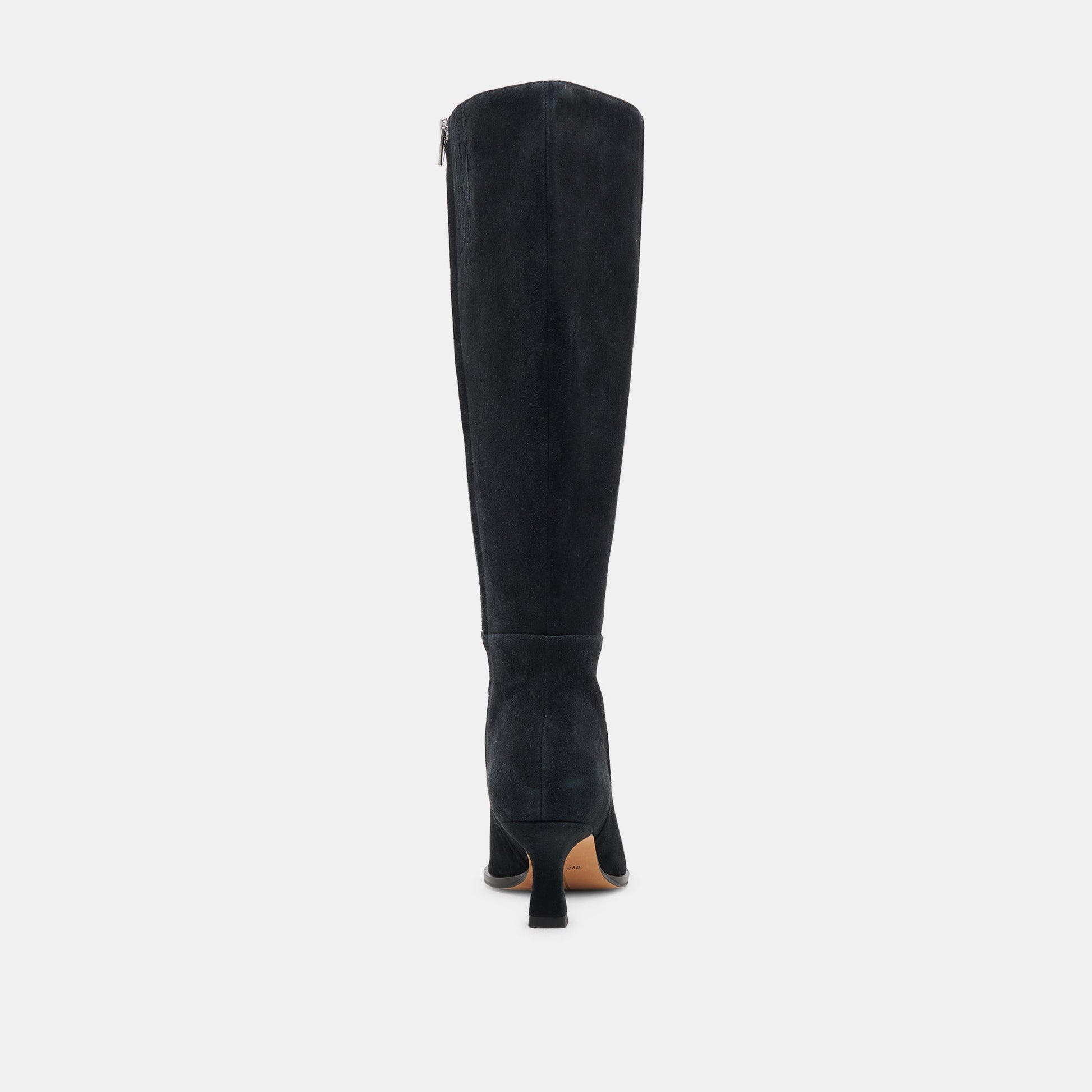 AUGGIE WIDE CALF BOOTS ONYX SUEDE Dolce Vita