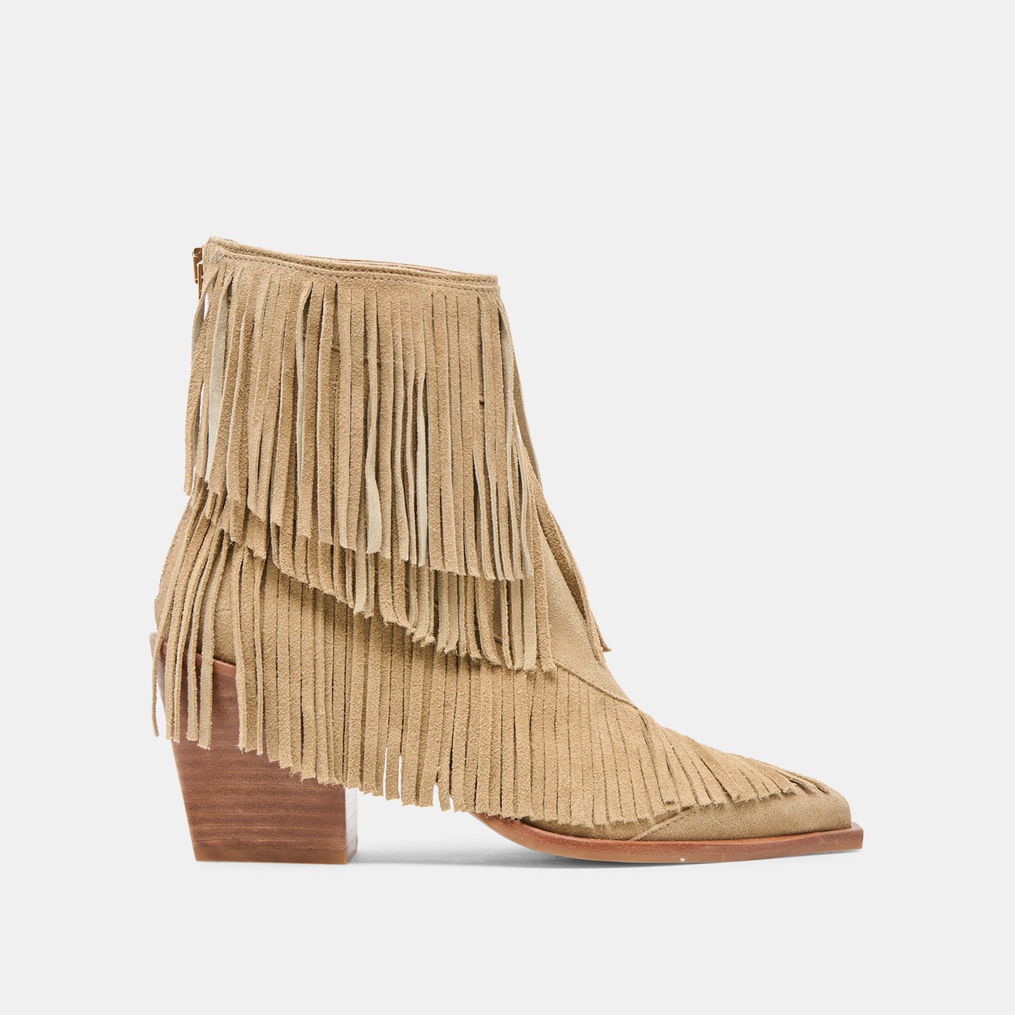 Torey Dk Taupe Suede Booties Dolce Vita