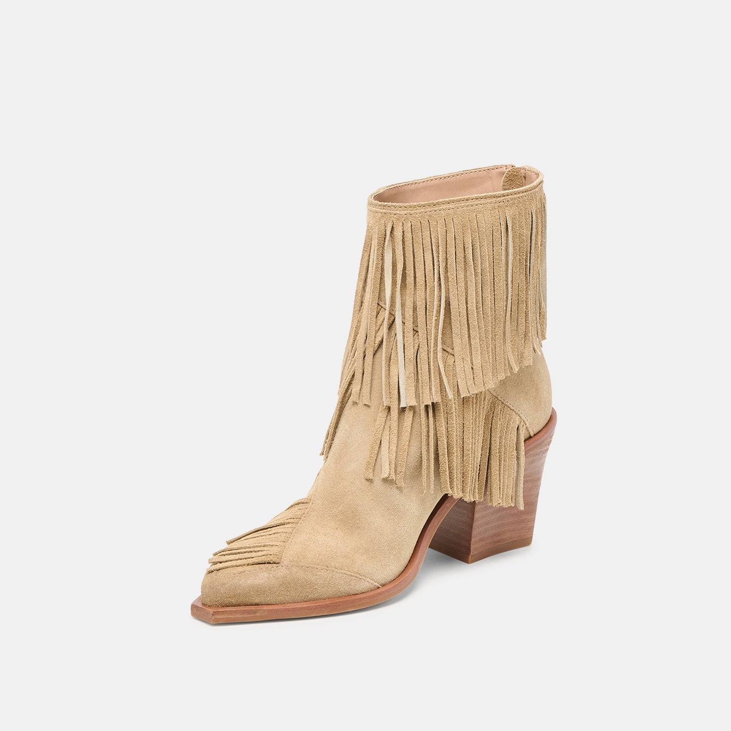 Torey Dk Taupe Suede Booties Dolce Vita