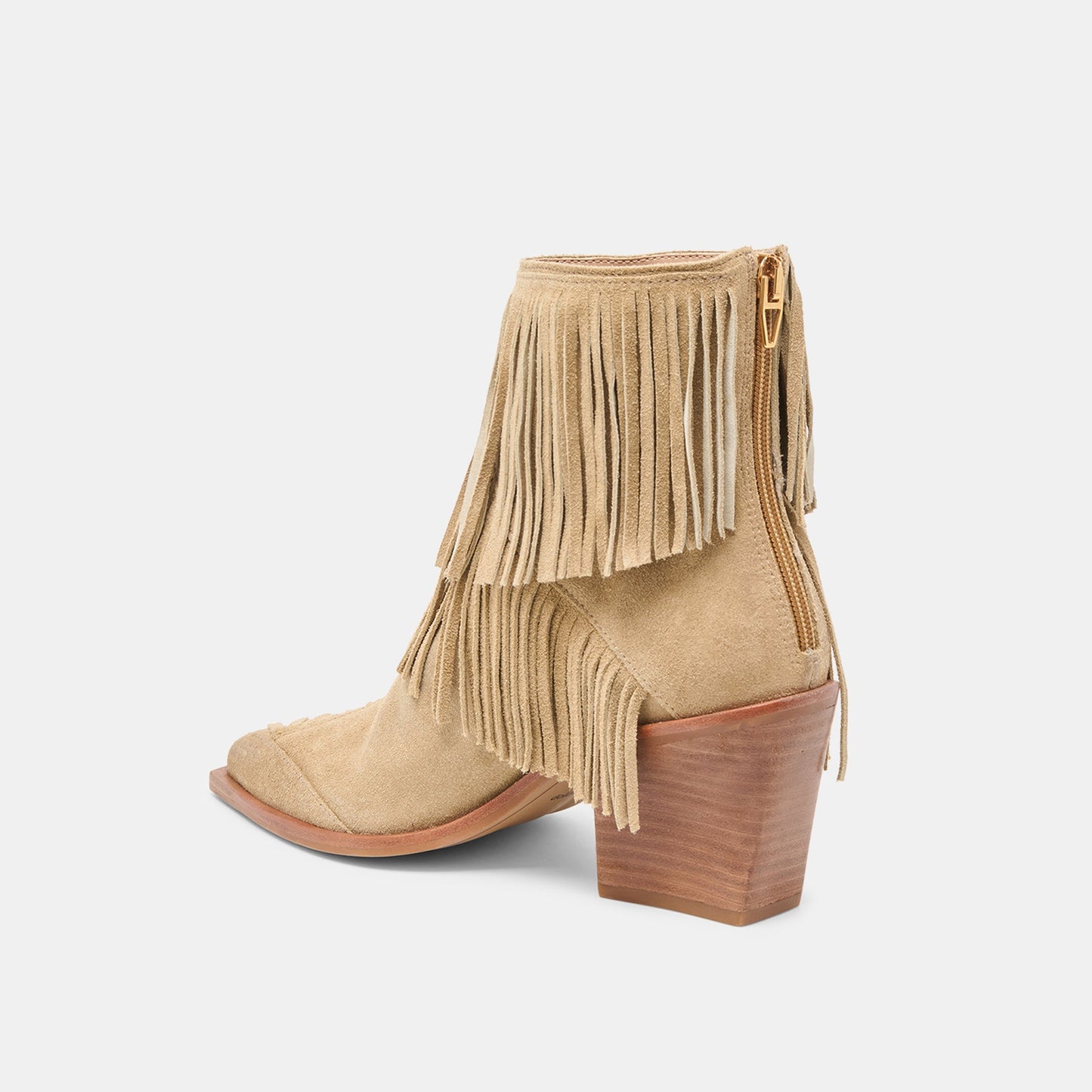Torey Dk Taupe Suede Booties Dolce Vita