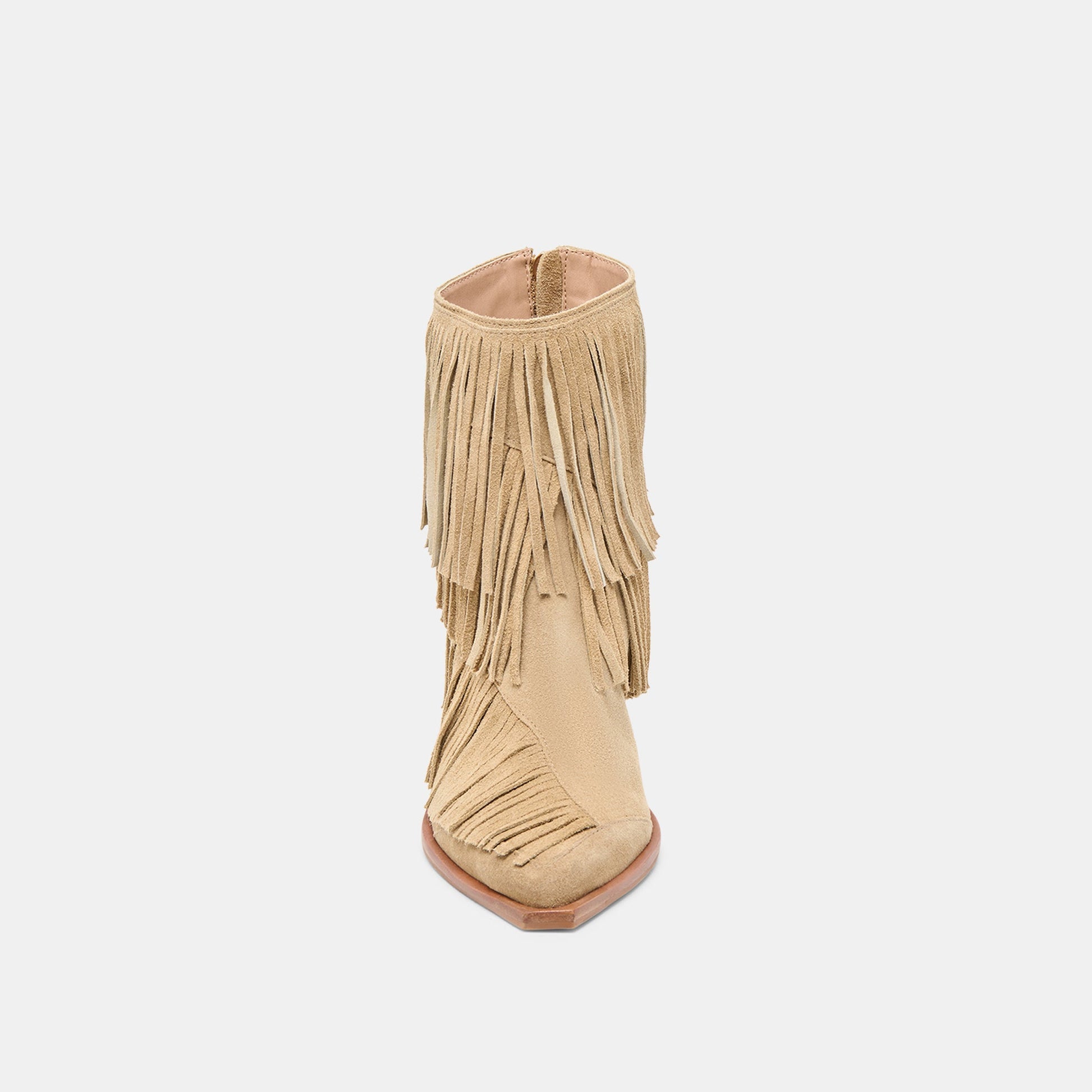 Torey Dk Taupe Suede Booties Dolce Vita