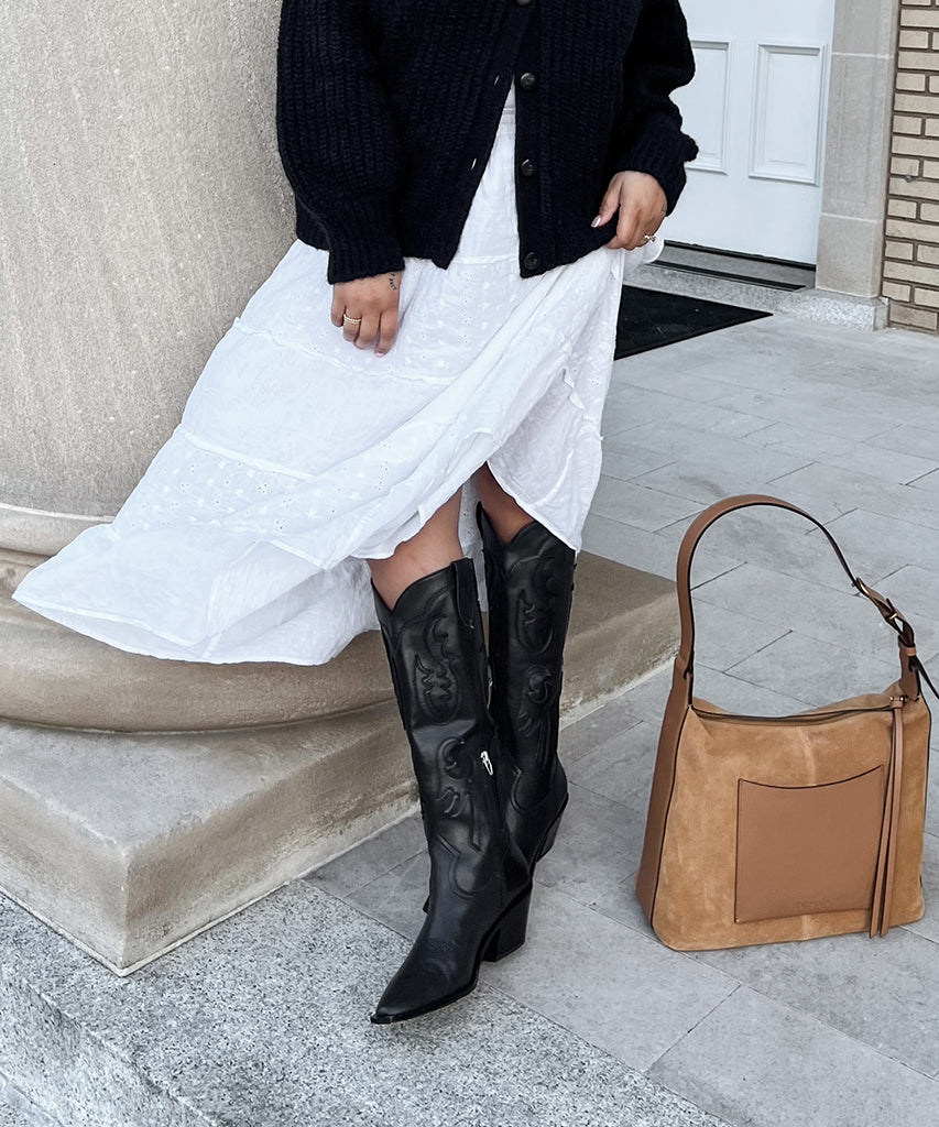 SAMSIN BOOTS BLACK LEATHER Dolce Vita