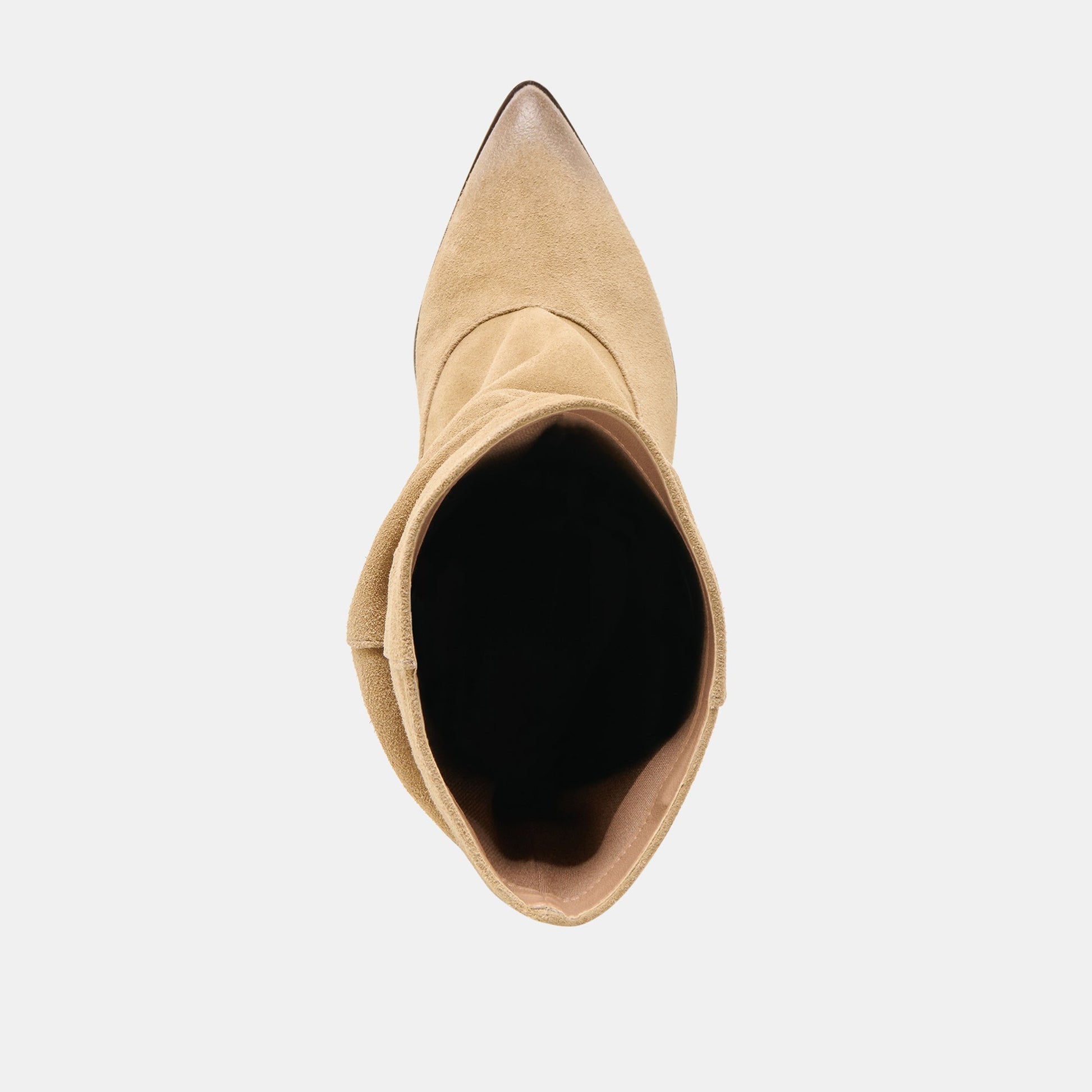 Talina Dk Taupe Suede Wide Calf Boots Dolce Vita
