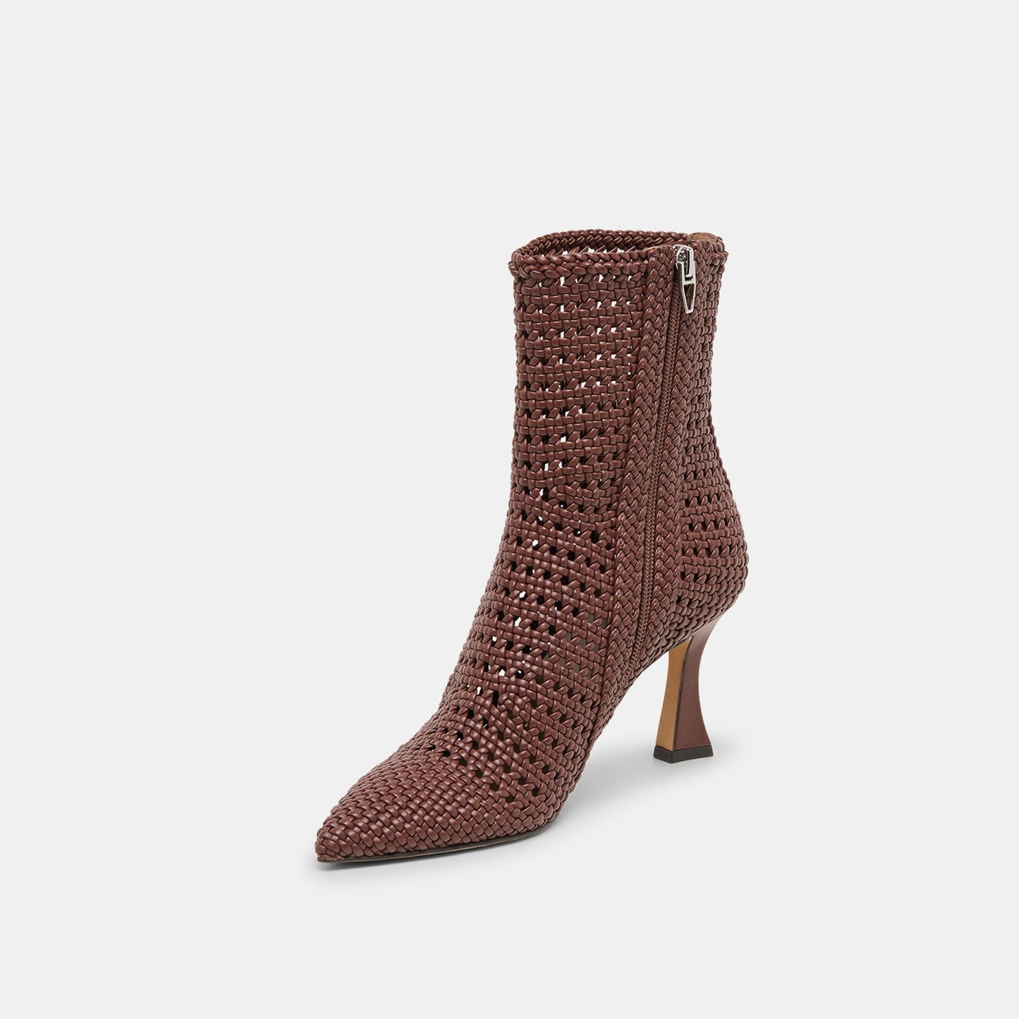 Embry Brown Woven Stella Booties Dolce Vita
