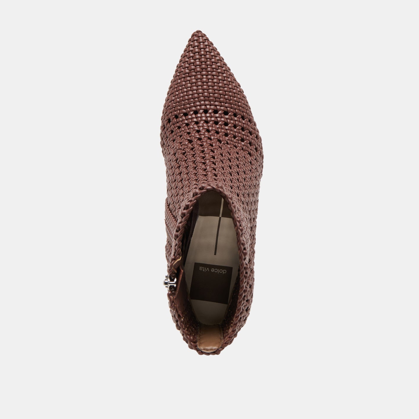 Embry Brown Woven Stella Booties Dolce Vita