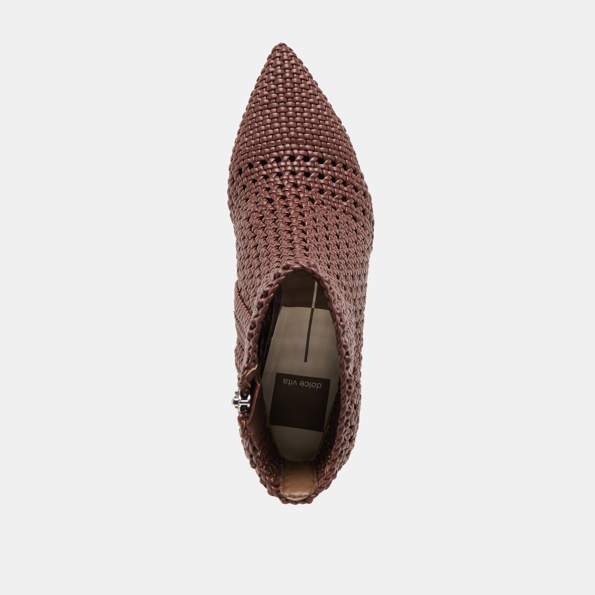 Embry Brown Woven Stella Booties Dolce Vita