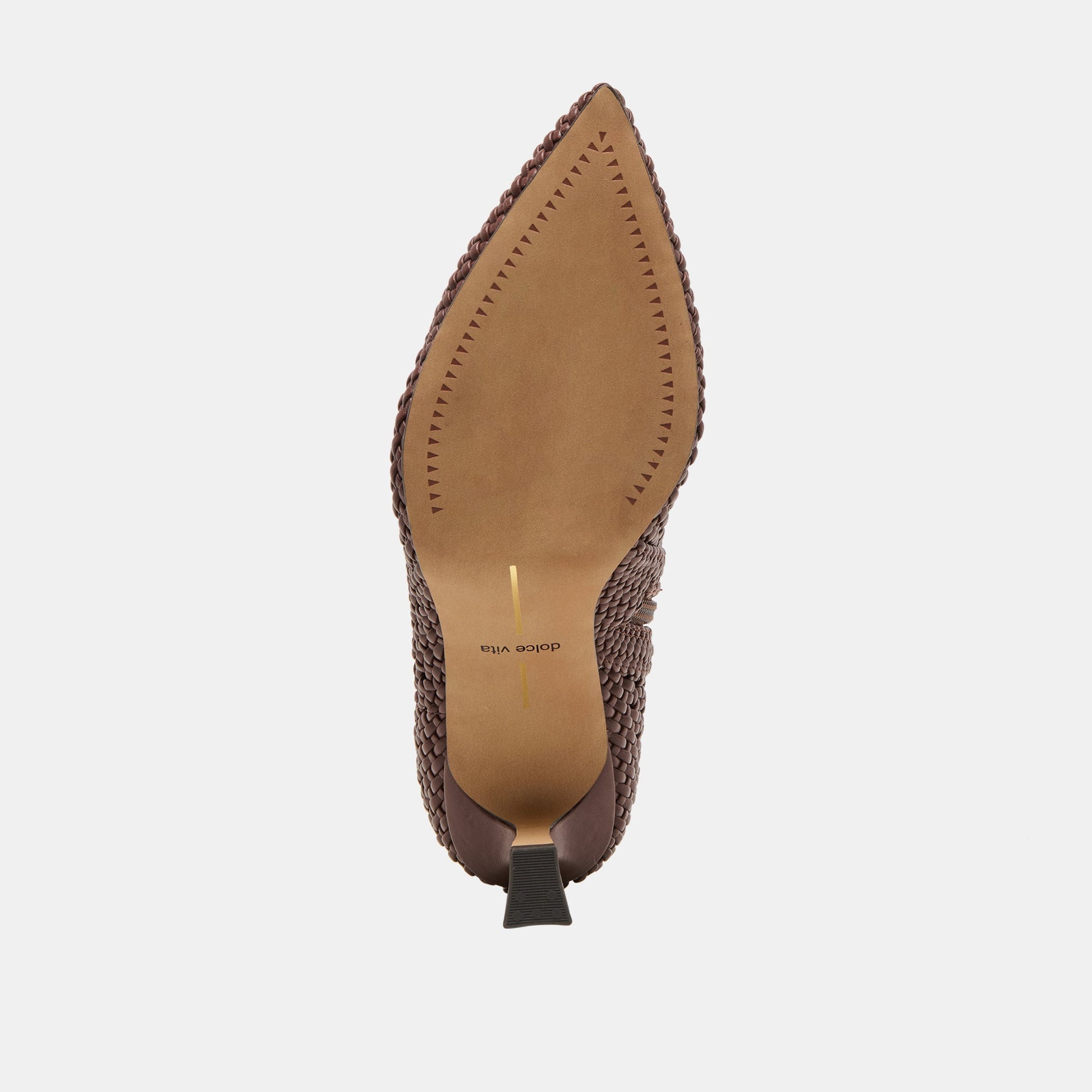 Embry Brown Woven Stella Booties Dolce Vita