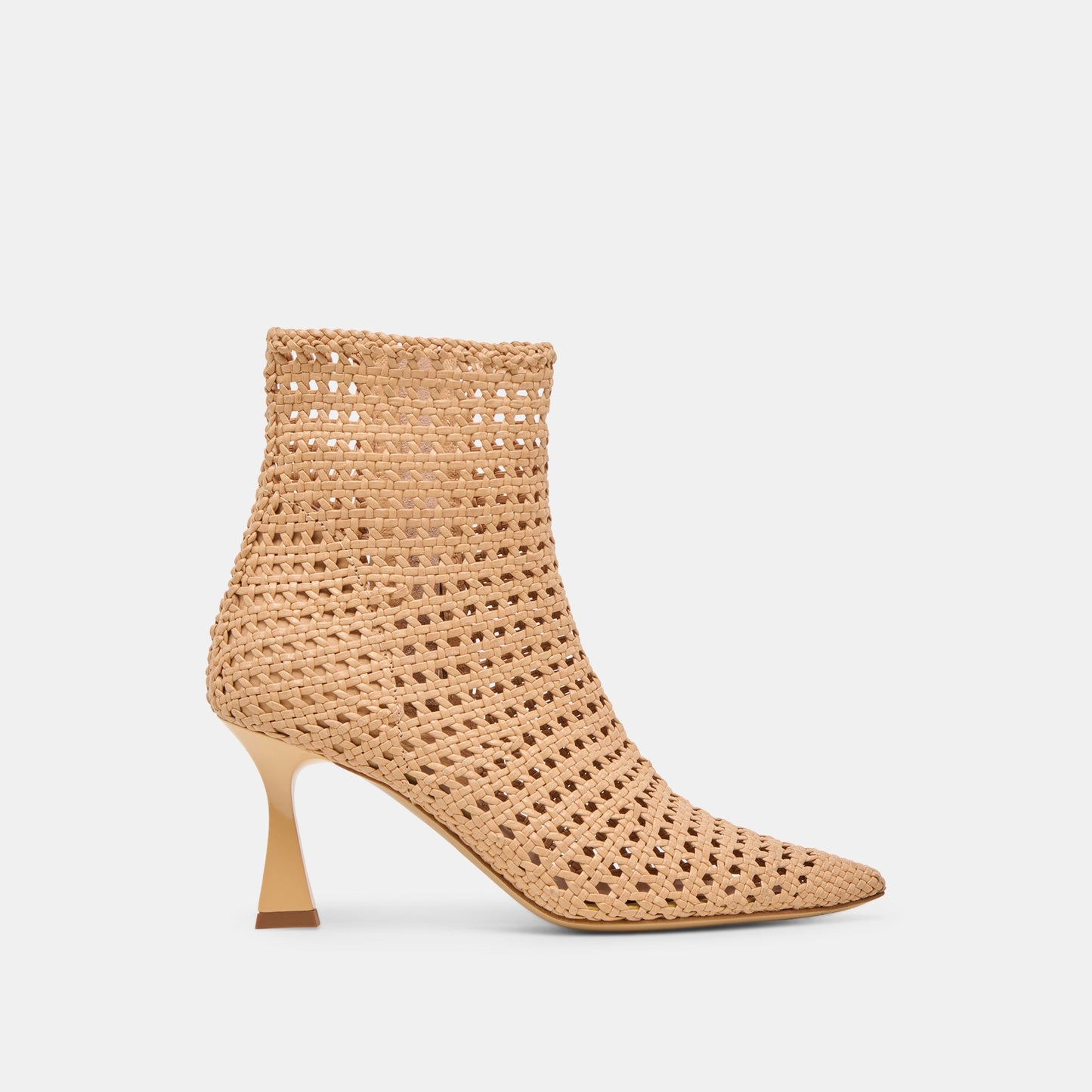 Lonni Tan Woven Leather Booties Dolce Vita