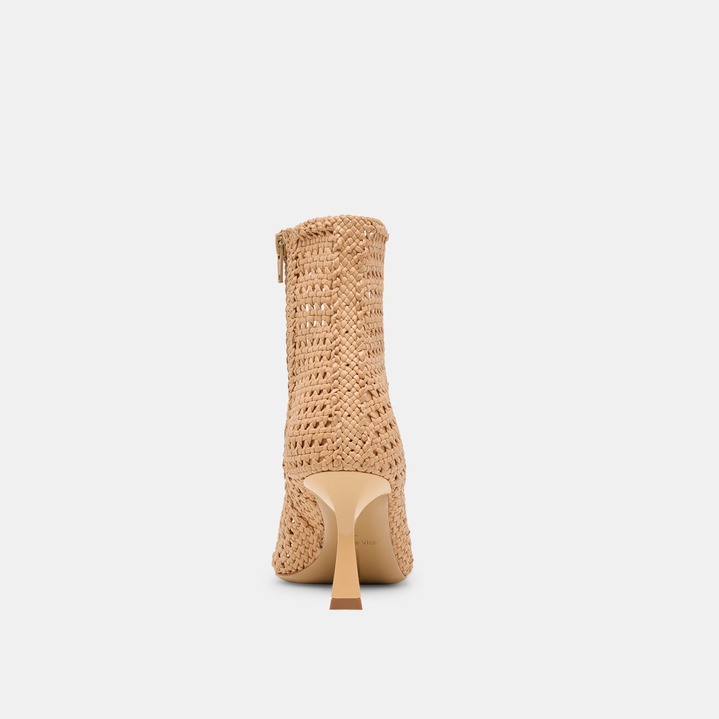 Lonni Tan Woven Leather Booties Dolce Vita