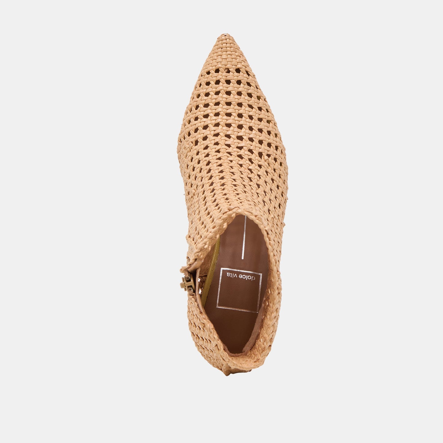 Lonni Tan Woven Leather Booties Dolce Vita
