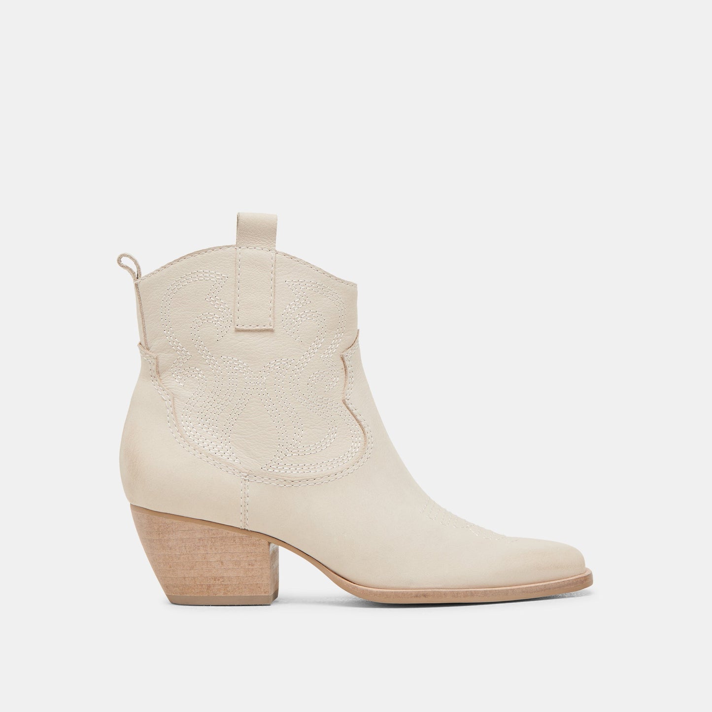 SHANIA BOOTIES IVORY NUBUCK Dolce Vita