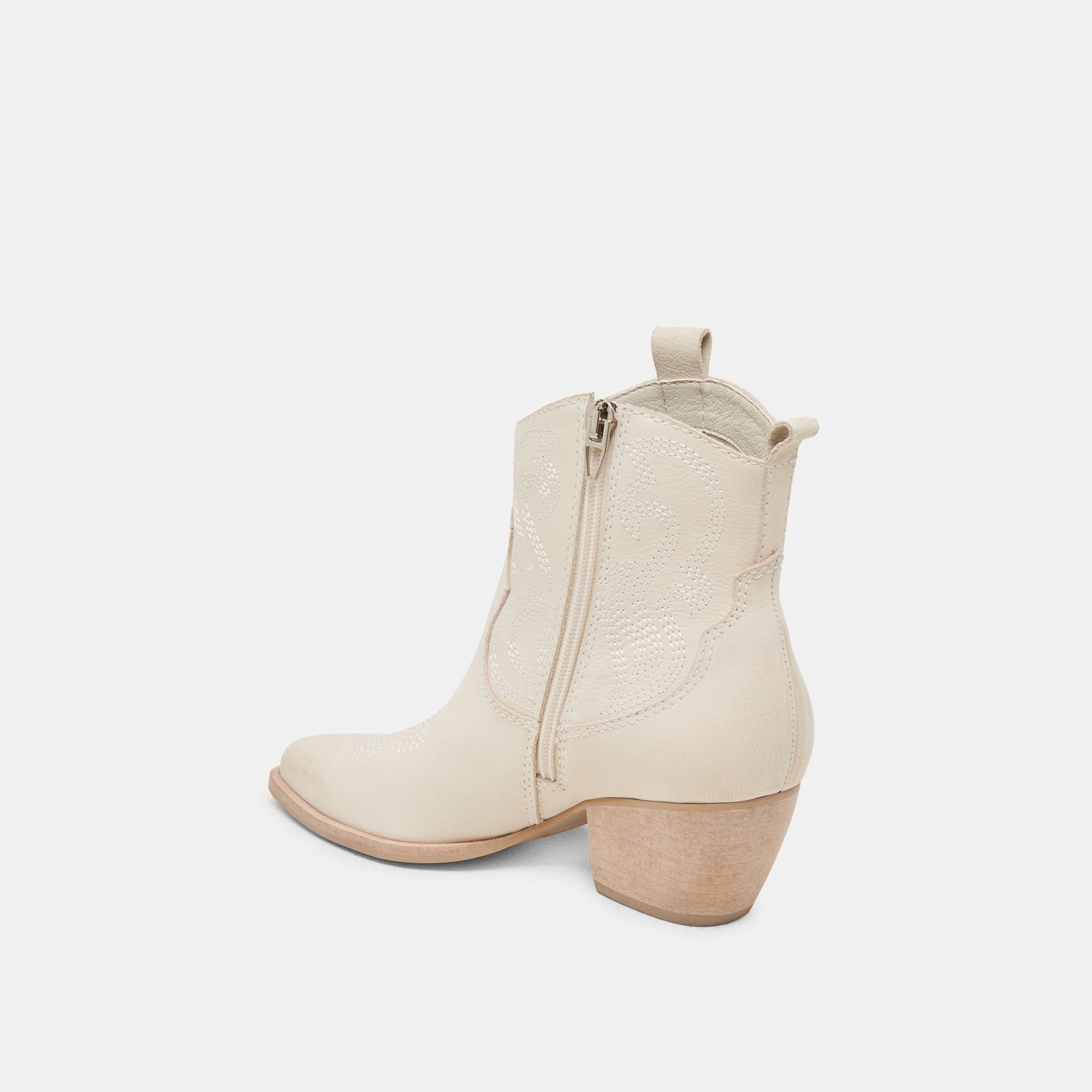 SHANIA BOOTIES IVORY NUBUCK Dolce Vita
