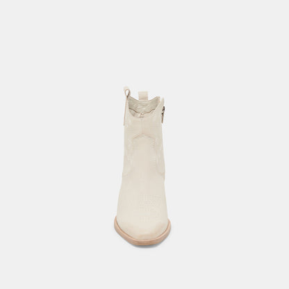 SHANIA BOOTIES IVORY NUBUCK Dolce Vita