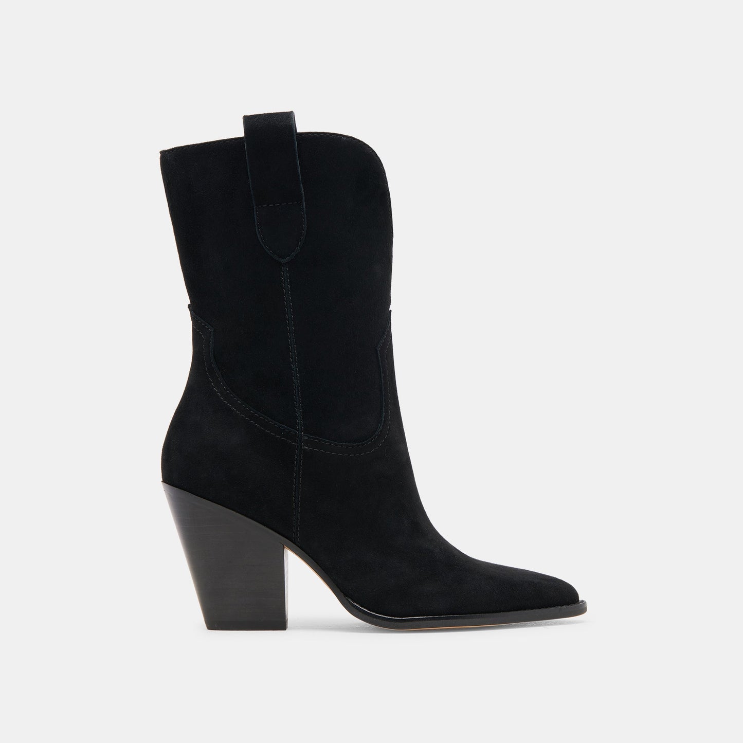 JESSEY BOOTS ONYX SUEDE Dolce Vita