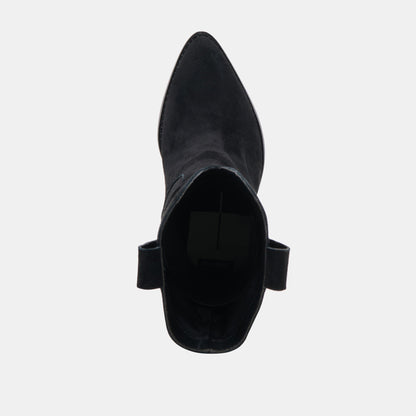 JESSEY BOOTS ONYX SUEDE Dolce Vita