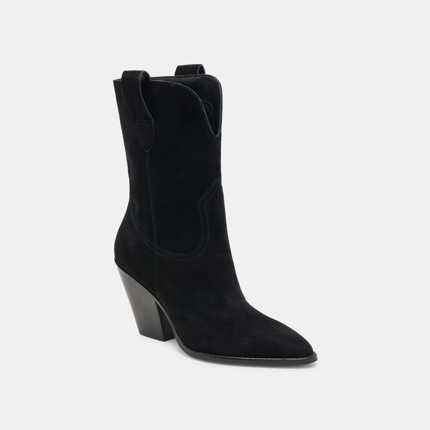 JESSEY BOOTS ONYX SUEDE Dolce Vita
