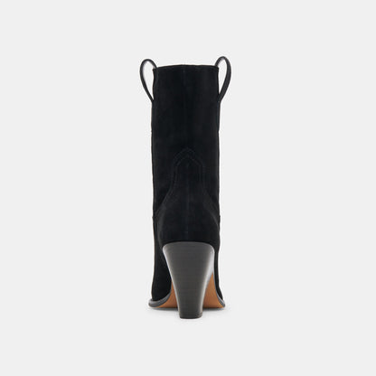 JESSEY BOOTS ONYX SUEDE Dolce Vita