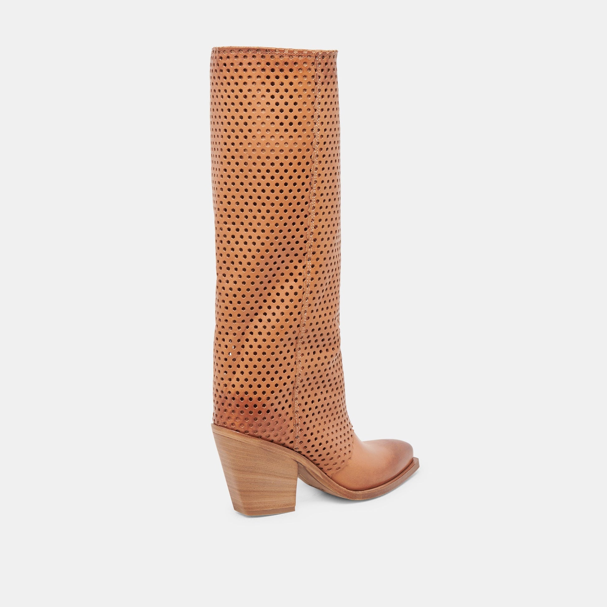 BOONE BOOTS COGNAC LEATHER Dolce Vita