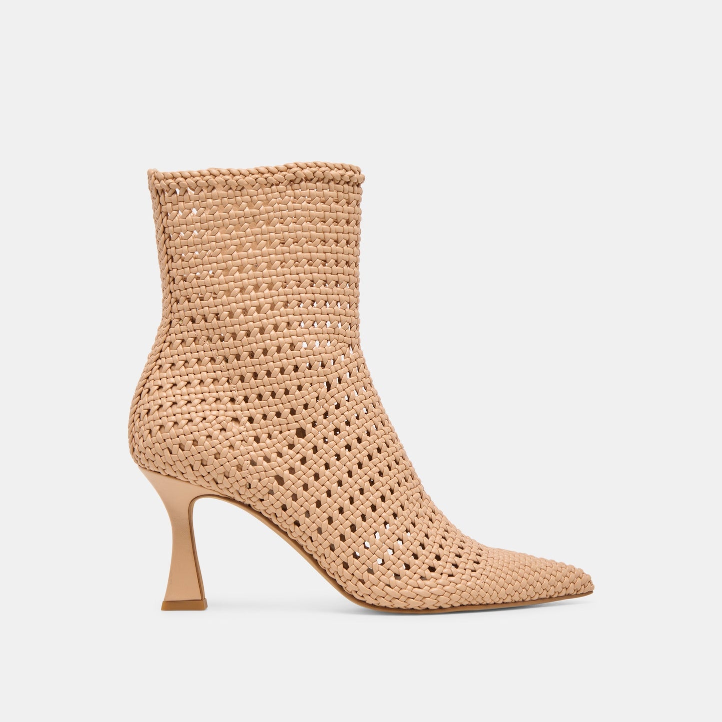 Embry Lt Tan Woven Stella Booties Dolce Vita