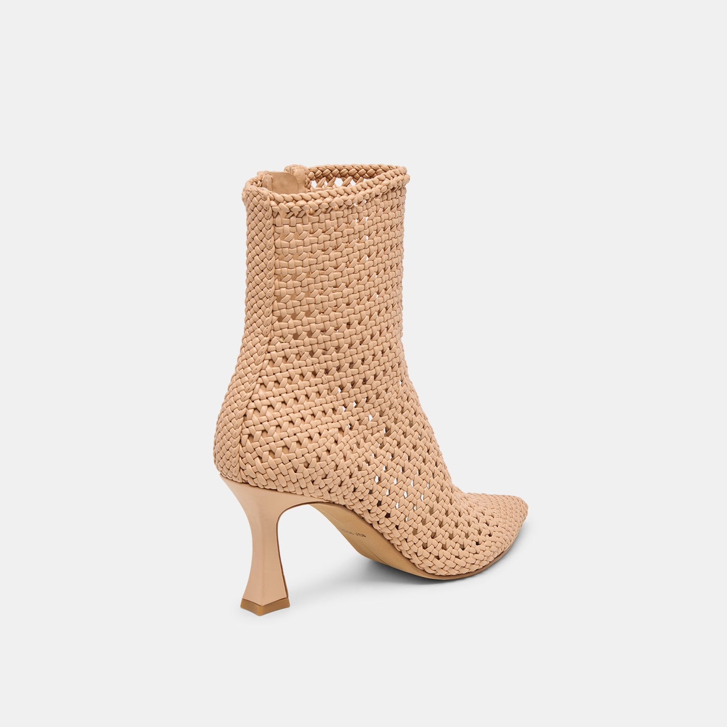Embry Lt Tan Woven Stella Booties Dolce Vita