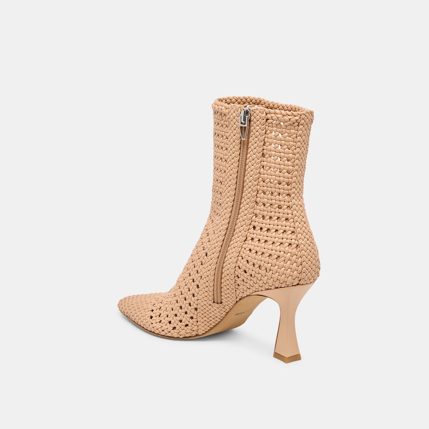 Embry Lt Tan Woven Stella Booties Dolce Vita