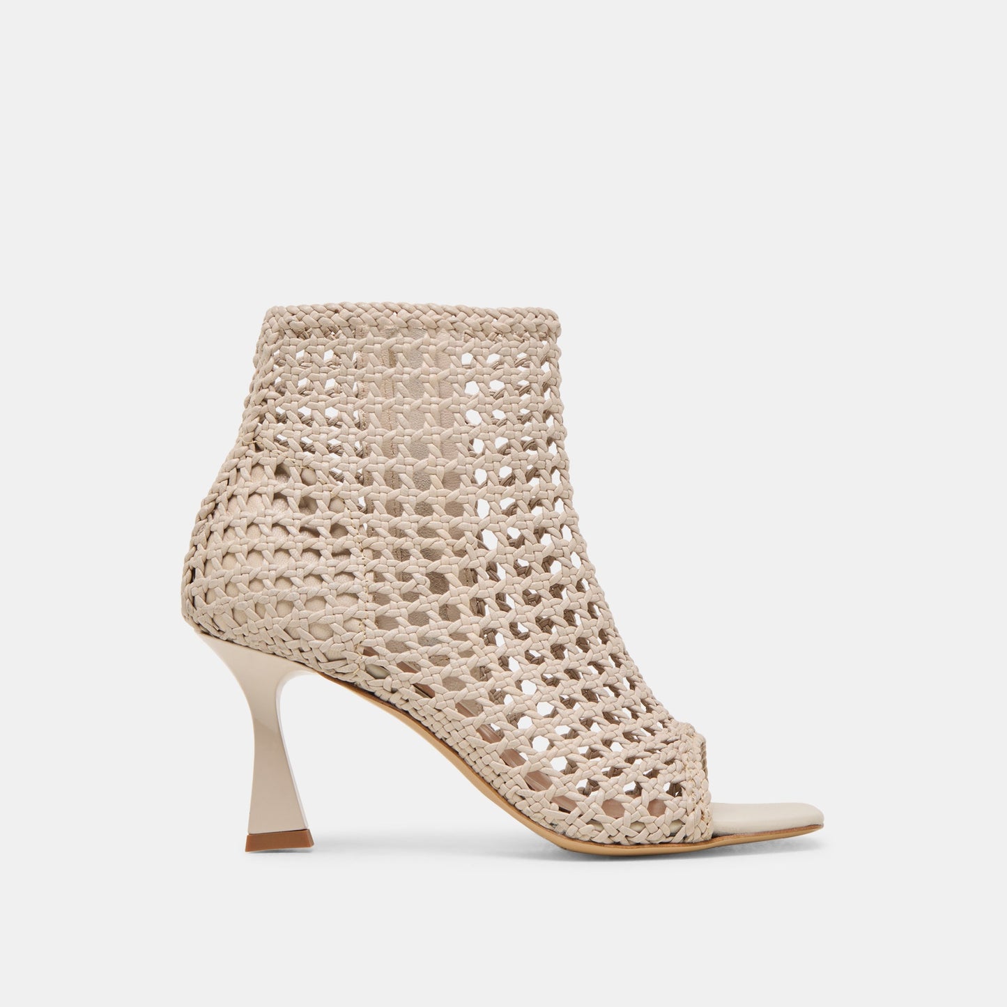 Quin Bone Woven Leather Heels Dolce Vita