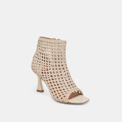Quin Bone Woven Leather Heels Dolce Vita