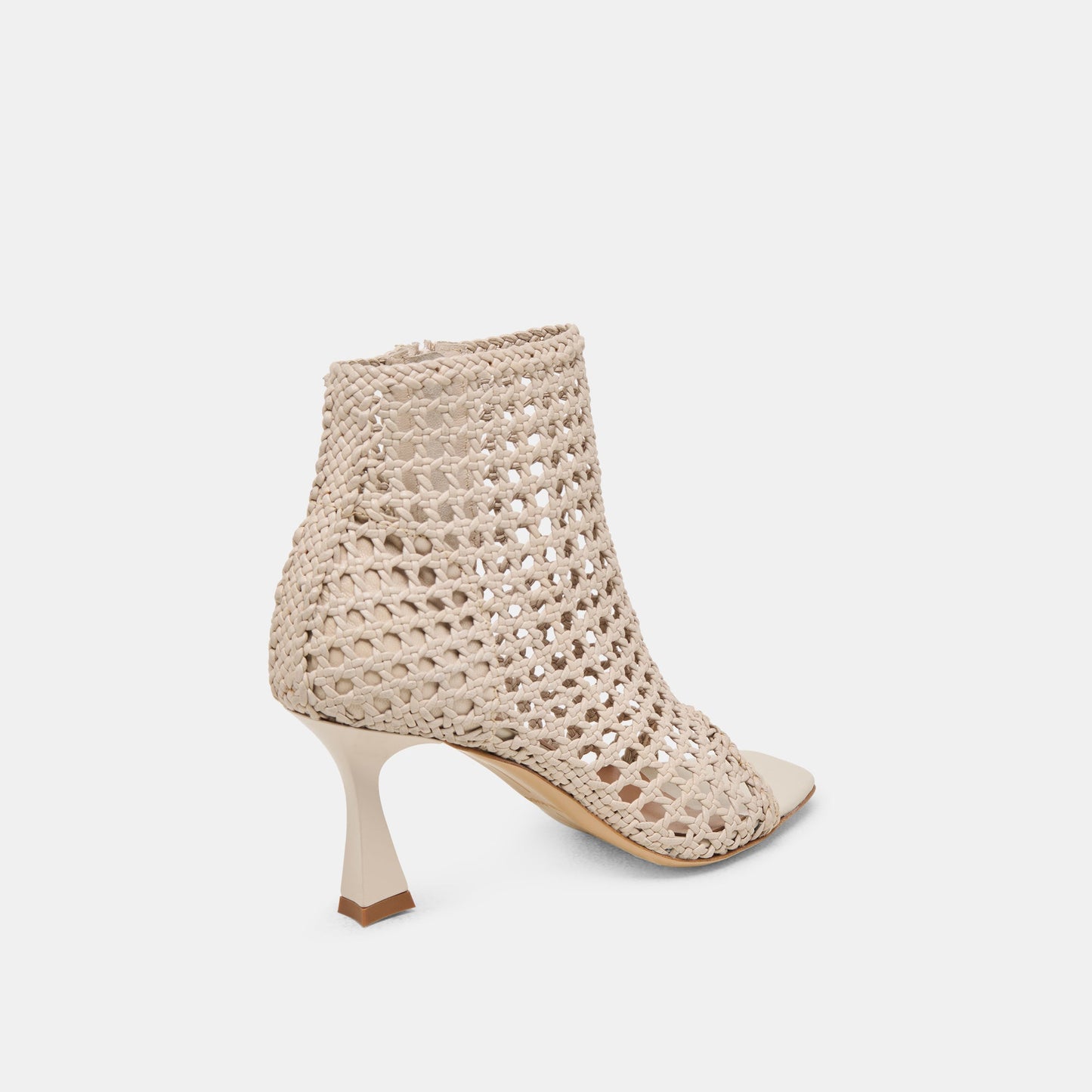 Quin Bone Woven Leather Heels Dolce Vita