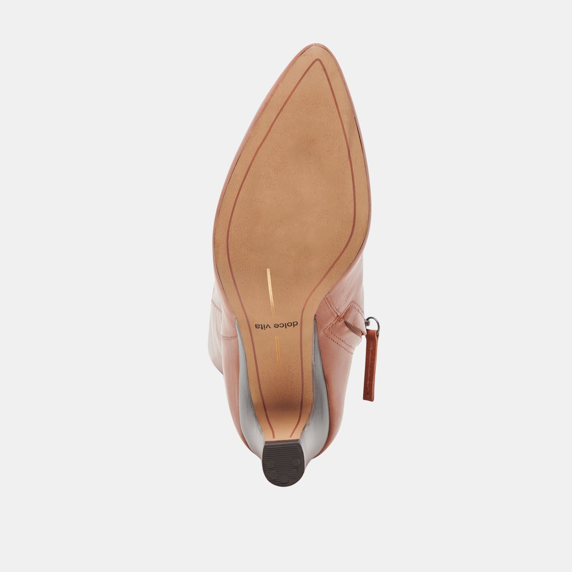 NELAS BOOTS COGNAC LEATHER Dolce Vita