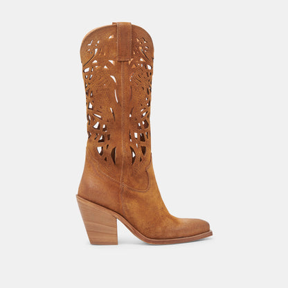 WAYLAN BOOTS CHESTNUT SUEDE Dolce Vita