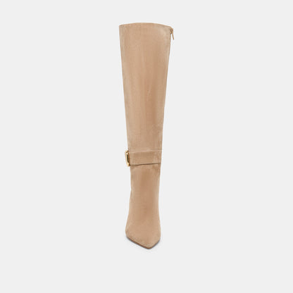 Kinzy Camel Suede Boots Dolce Vita