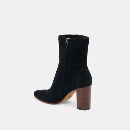 SUZY BOOTIES ONYX SUEDE Dolce Vita