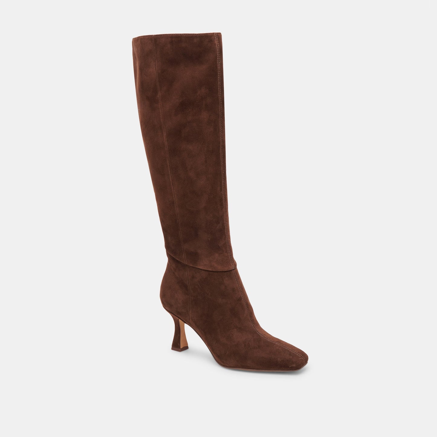 Gyra Extra Wide Calf Brown Suede Boots Dolce Vita