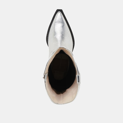 Ryland Extra Wide Calf Silver Boots Dolce Vita