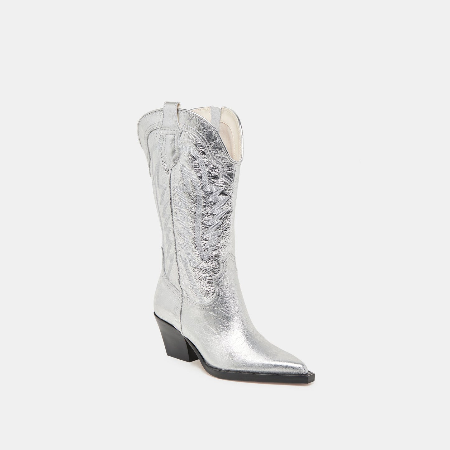 Ryland Extra Wide Calf Silver Boots Dolce Vita