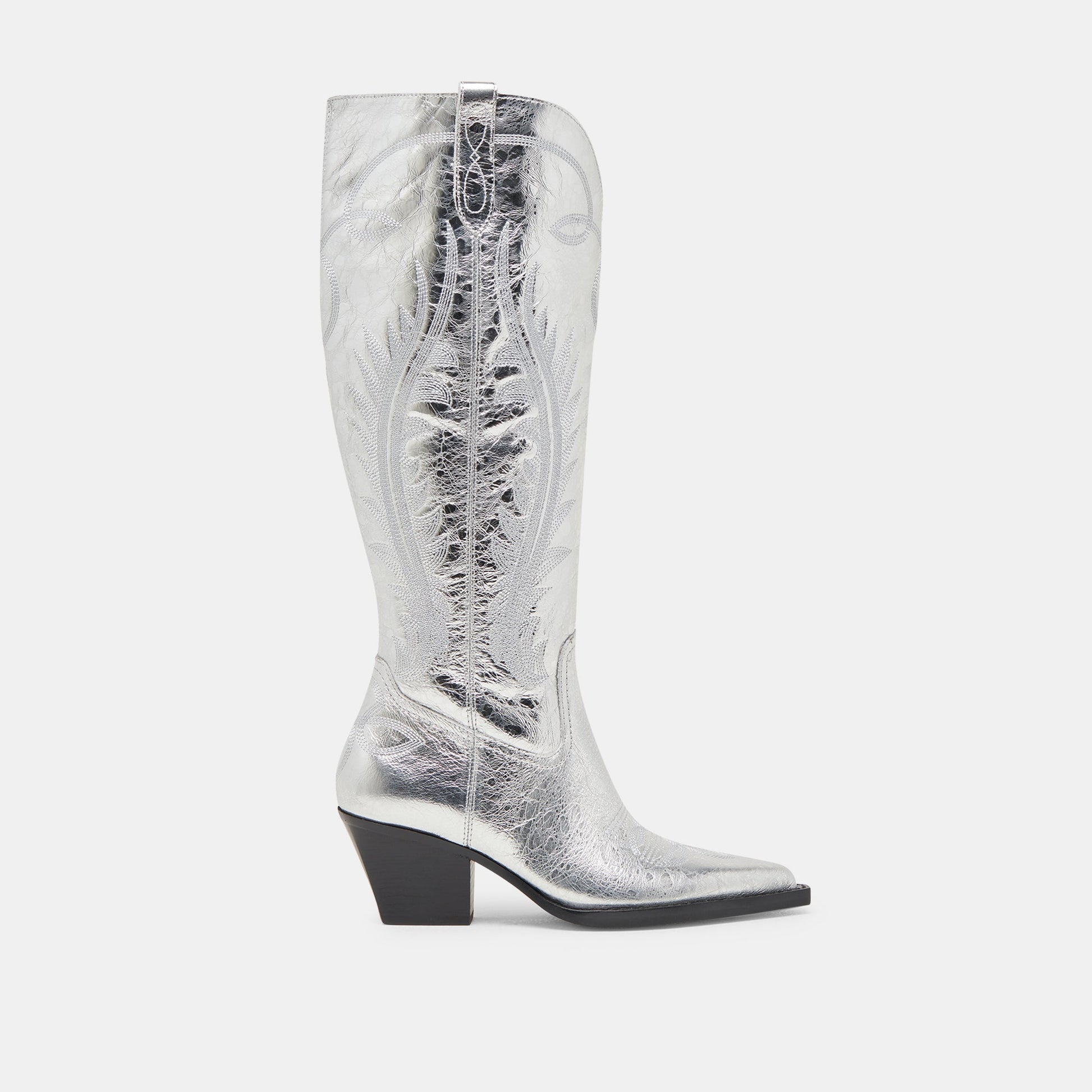 Ryatt Extra Wide Calf Silver Boots Dolce Vita