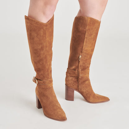 TYRONE BOOTS BROWN SUEDE Dolce Vita