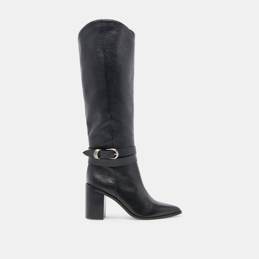 TYRONE BOOTS BLACK LEATHER Dolce Vita
