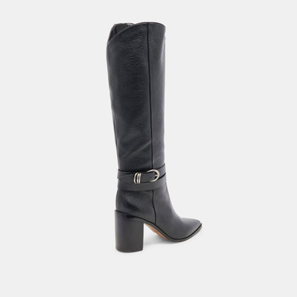 TYRONE BOOTS BLACK LEATHER Dolce Vita