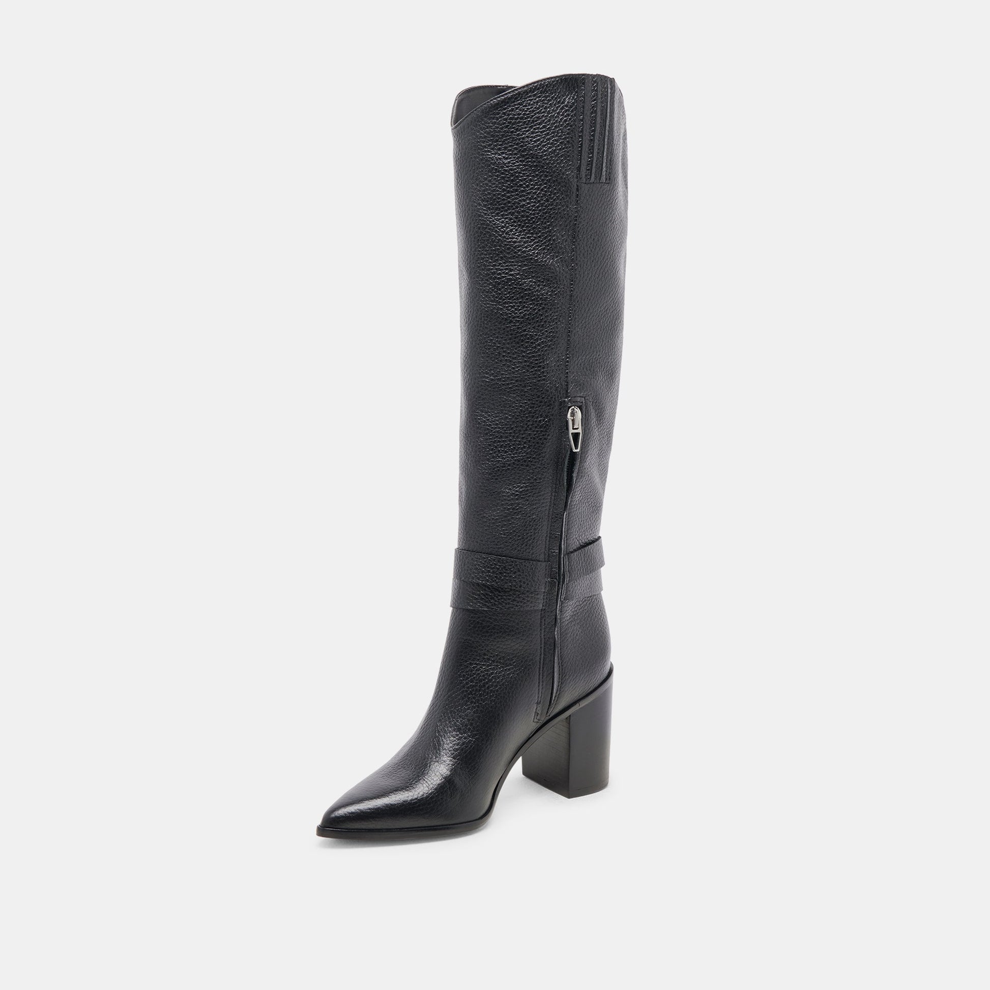 TYRONE BOOTS BLACK LEATHER Dolce Vita