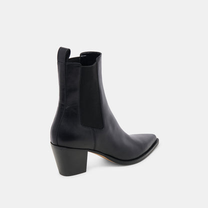 Shadie H2O Waterproof Black Leather Booties Dolce Vita