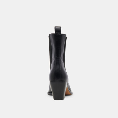 Shadie H2O Waterproof Black Leather Booties Dolce Vita