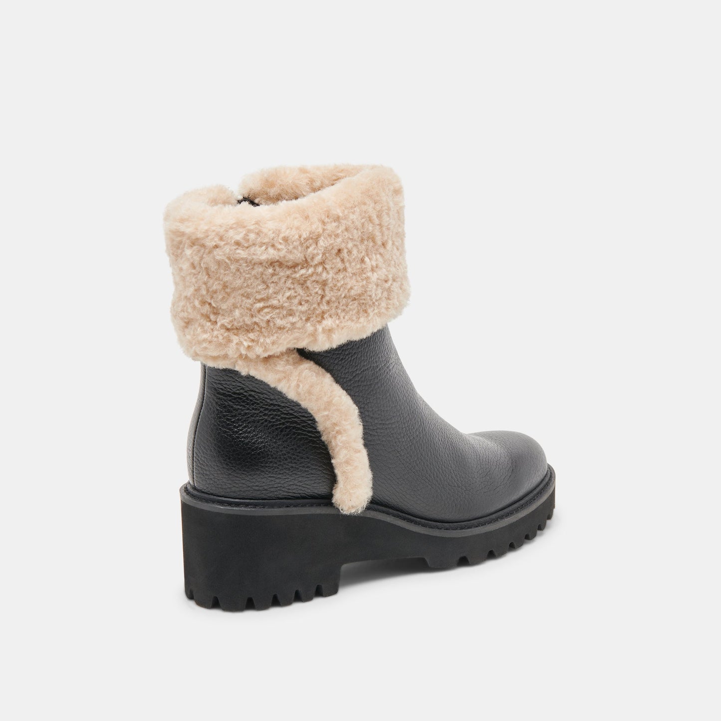 Hug H2O Waterproof Black Leather Boots Dolce Vita