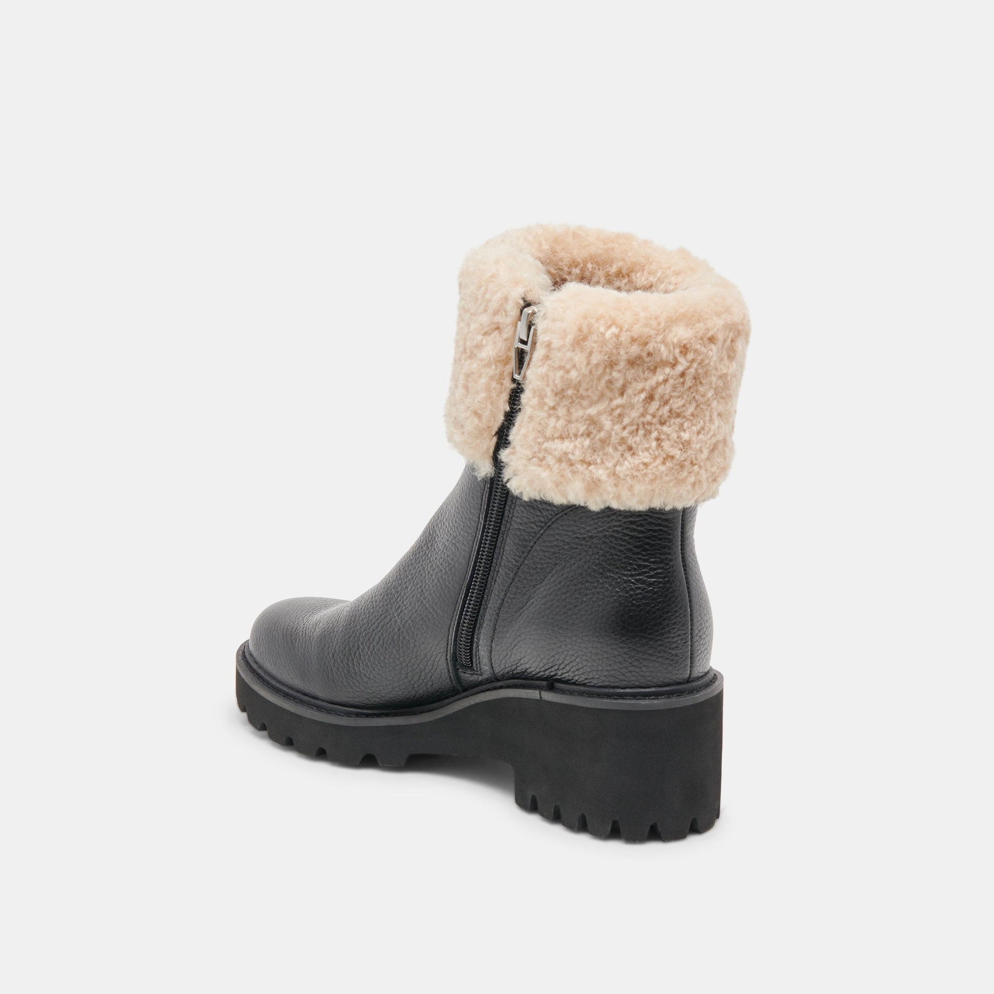 Hug H2O Waterproof Black Leather Boots Dolce Vita