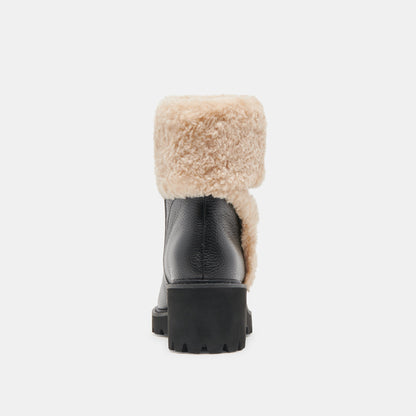 Hug H2O Waterproof Black Leather Boots Dolce Vita