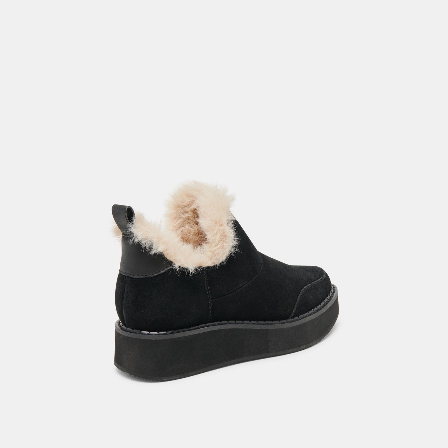 Ardy Plush H2O Waterproof Onyx Suede Booties Dolce Vita
