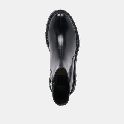 Emmet H2O Waterproof Midnight Crinkle Patent Wide Boots Dolce Vita