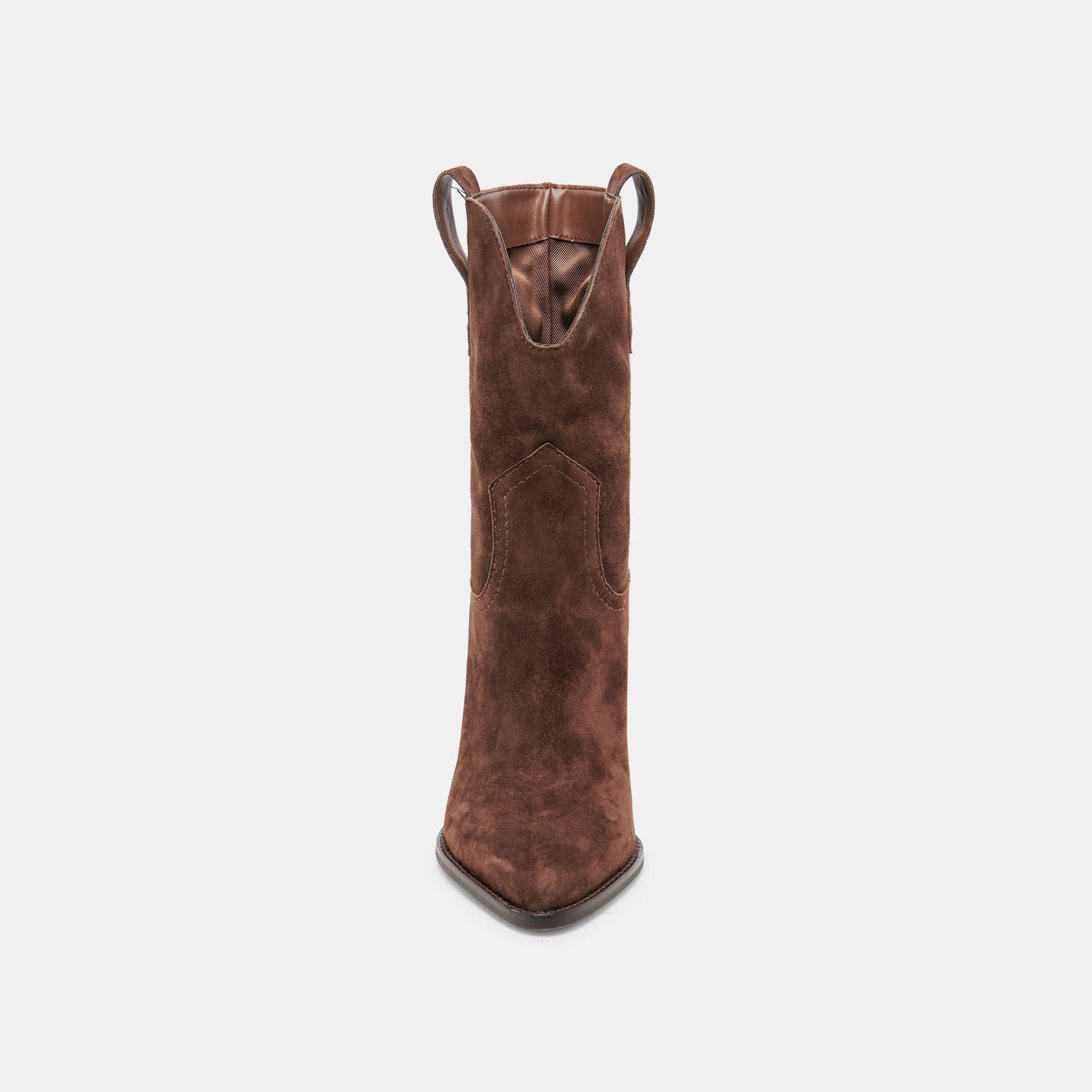 JESSEY BOOTS DK BROWN SUEDE Dolce Vita