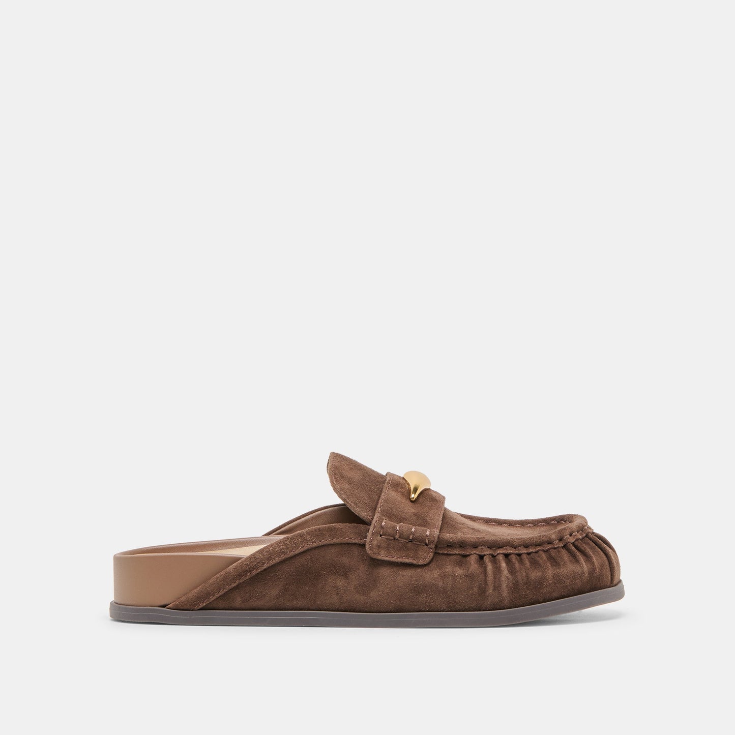 Jodero Dk Brown Suede Flats Dolce Vita